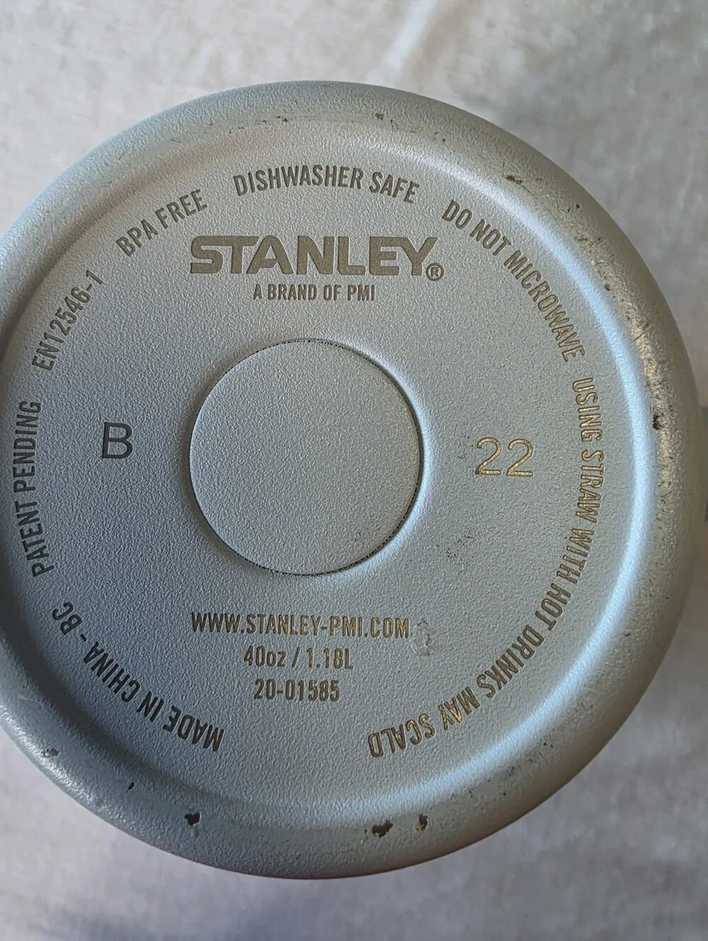 Stanley Quencher H2.0 FlowState Stainless Steel Tumbler W/Lid 40 oz Cloud Peach